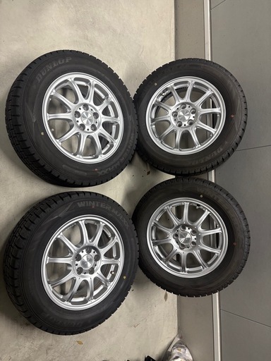 スタッドレス195/65R15 pcd100 プリウスカローラツーリングなど (宮