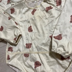 くま　ベビー　エプロンの画像