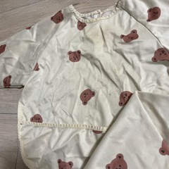 くま　ベビー　エプロンの画像