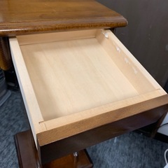 カリモク コロニアル テレフォンラック 花台 電話台 ビンテージの画像