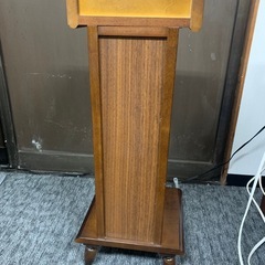 カリモク コロニアル テレフォンラック 花台 電話台 ビンテージの画像