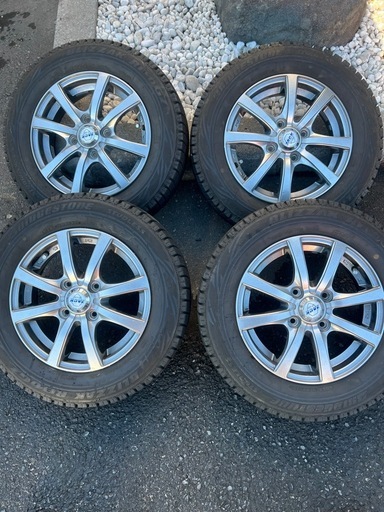 155/70R13 ブリヂストンGZ アルミホイール セット！　中古