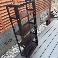 折り畳める本棚の画像