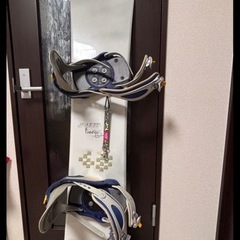 SPIRIT Energy スノーボード バインディング付きの画像