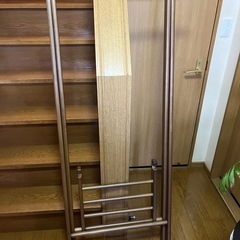 木製　ハンガーラックの画像