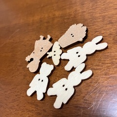 木製ボタンの画像