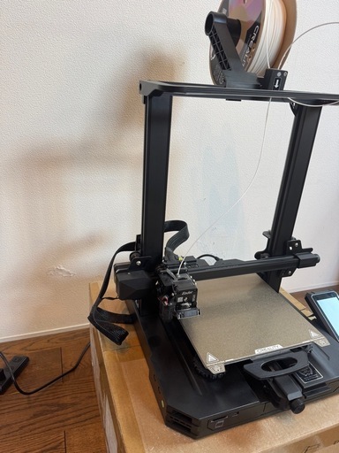 Creality Ender-3 S1 Pro 3D プリンター＋CR-PLA Matte白フィラメント 300°C高温印刷 静音 自