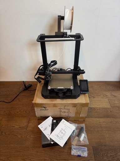 Creality Ender-3 S1 Pro 3D プリンター＋CR-PLA Matte白フィラメント 300°C高温印刷 静音 自