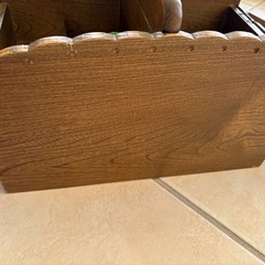 最終 2月中終了 裁縫箱　ソーイング　木製　引き出し付の画像