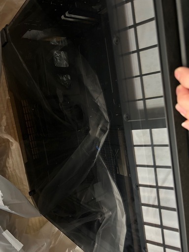 pcケース　ブラック　フルタワー　4面強化ガラス　