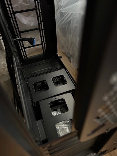 pcケース　ブラック　フルタワー　4面強化ガラス　