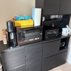 【お譲りします】食器棚2連の画像