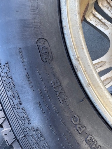 スタッドレス スパイクタイヤ 社外ホイール付き 195/65R15 100／5穴 15インチ　