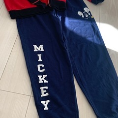 1日のみ着用　裏レディース　起毛　ディズニー　ミニーちゃん　パジャマ　ルームウェア　セットアップ5点セットの画像