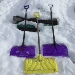 除雪　ラッセル　スコップ　3本セットの画像