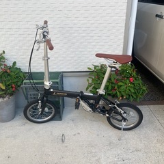 キャプテンスタッグ リライト 14インチ 折りたたみ自転車 アルミフレーム 重量約8.2kgの画像