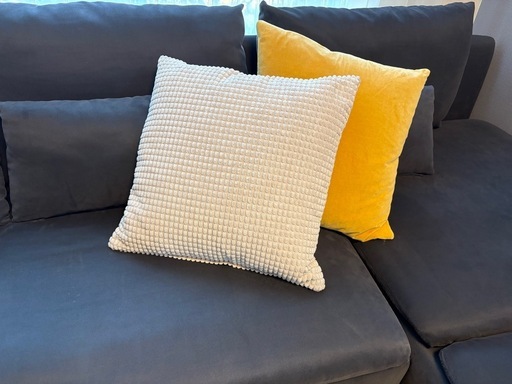 美品】IKEA ソーデルハムン 4人掛けソファ（3人掛け＋寝椅子