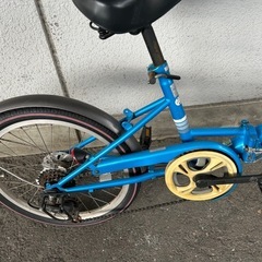 １１J25　　折り畳み自転車２０サイズ　６段変速オートライト付き　★自転車専門店の中古車です★　【消費税込み・防犯登録６００円込みの画像