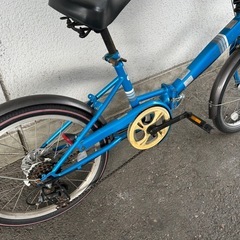 １１J25　　折り畳み自転車２０サイズ　６段変速オートライト付き　★自転車専門店の中古車です★　【消費税込み・防犯登録６００円込みの画像