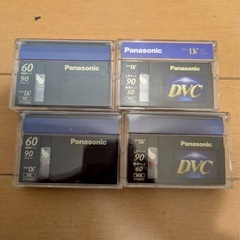 208. 未使用？　パナソニック　ミニデジタルビデオカセット　DVC カセットDVM60 　4本　の画像