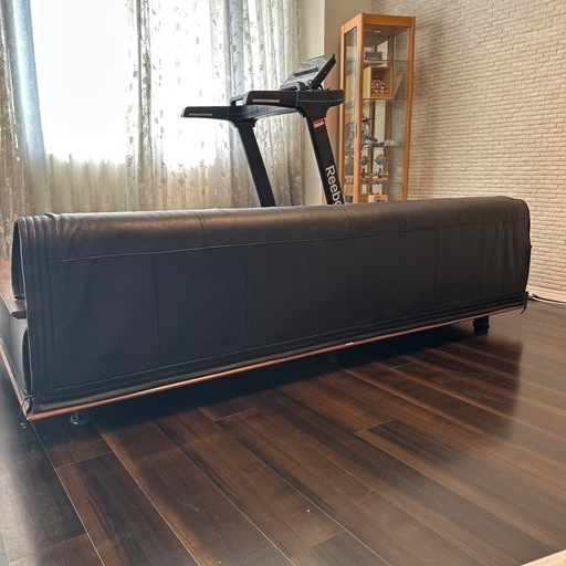 カリモク ウォールナット 本革 3人掛けソファZE9123BR （定価893,200円⇨126,156円）