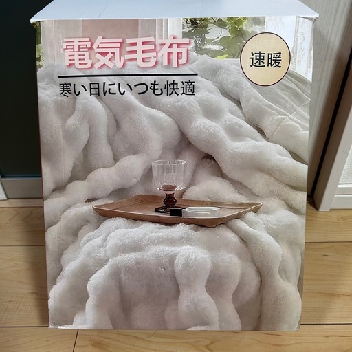人気✨新品✨ ふわとろ毛布 電気毛布 タイマー付き