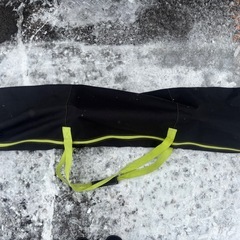 スノーボード板 ビンディング ケース付きの画像