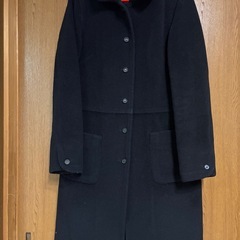 Rouge Vif レディースミドル丈コート ブラック