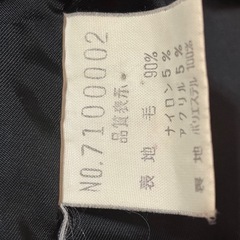 Rouge Vif レディースミドル丈コート ブラックの画像