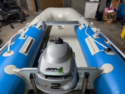 ゴムボート ＆ 2馬力船外機 セット