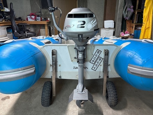 ゴムボート ＆ 2馬力船外機 セット