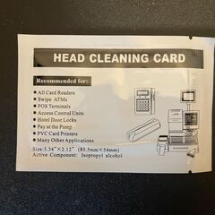 カードリーダー用 クリーニングカード（ヘッドクリーニングカード）残42枚の画像