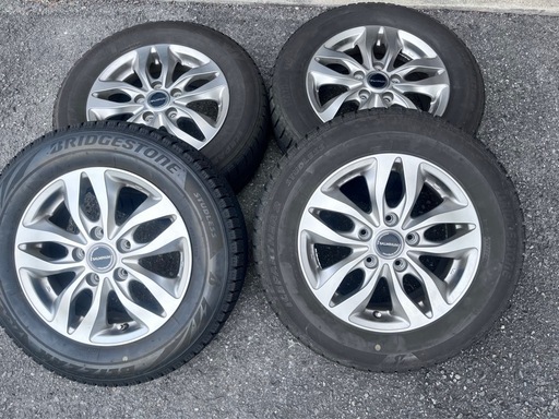 ★新車外し★200系 ハイエース 7型 ワイド 純正 15インチホイール　ブリヂストン ECOPIA RD613 2024年製 4本 ☆新車外し☆200系 ハイエース 7型 ワイド 純正 15インチホイール