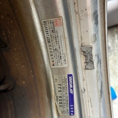 ワーク製アルミホイールの画像