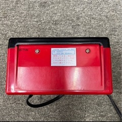 SEIKO セイコー パタパタ時計 アンティーク　昭和　レトロ　赤　 目覚まし時計　動作品の画像