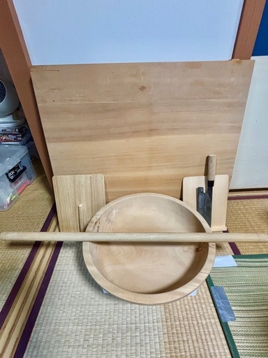蕎麦打ち道具一式【値下げ】