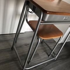 【お取引中】HOUTOKU 学習机＋椅子セット｜美品｜勉強・在宅ワークにの画像