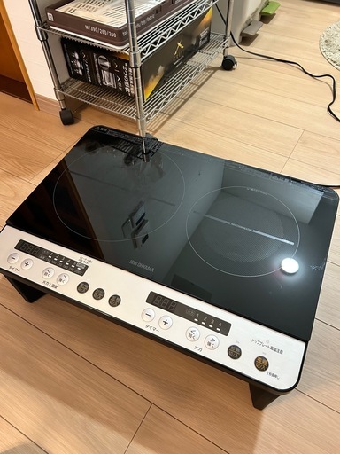 2口IH クッキングヒーター　コンロ
　　　
