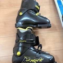 値下げ！早い者勝ち！1月7日まで！スキーセット　ブーツ　板　ストック　ビンディング　の画像