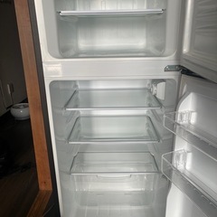 Haier JR-N121A 冷蔵庫 黒 2016年製 1人暮らしの画像