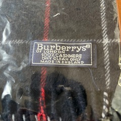 バーバリー　　カシミアマフラーの画像