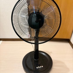 リビング扇風機（黒）