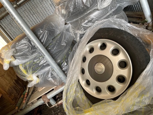 ミラココア 夏タイヤ 純正ホイール 4本セット 155/65R14 14インチ ダイハツ