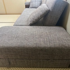 [取引完了]モダンデコ３人掛けソファベッド の画像