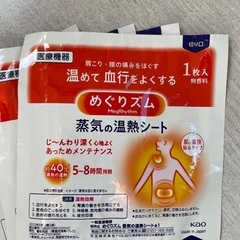 めぐりズム　蒸気の温熱シート（8枚）の画像