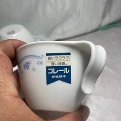 メーカー：CORELLE 商品名：モーニングブルー花柄　カップ&ソーサーの画像