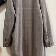 メンズチェック柄コート
の画像