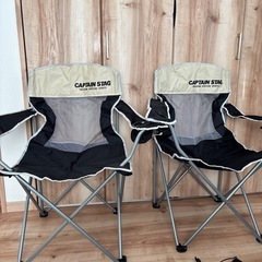 CAPTAIN STAG アウトドアチェア 2脚セットの画像