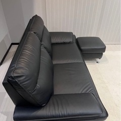 東京インテリア　長野県　3人掛けソファ➕すつーふスツールの画像