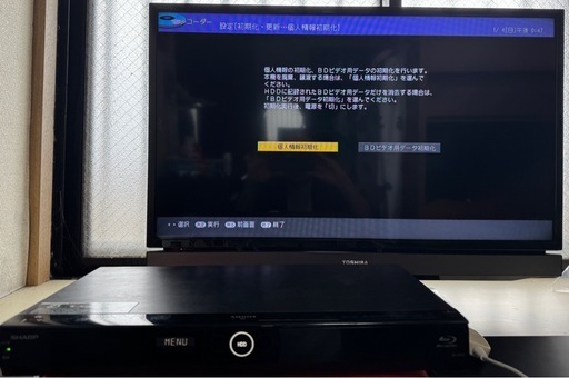 SHARP ブルーレイレコーダー　BD-W515